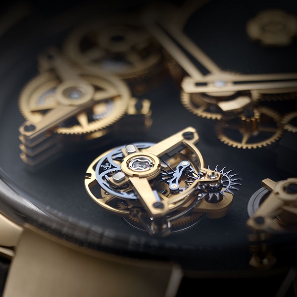 tourbillon free wheel close up